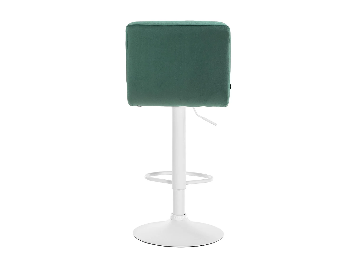 Lot de 2  Tabouret de bar - Velours & Blanc - Vert - Peru