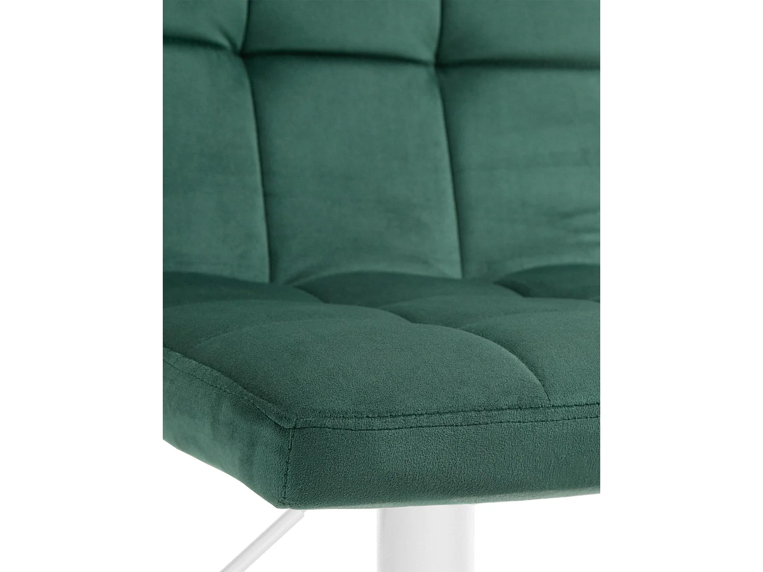 Lot de 2  Tabouret de bar - Velours & Blanc - Vert - Peru