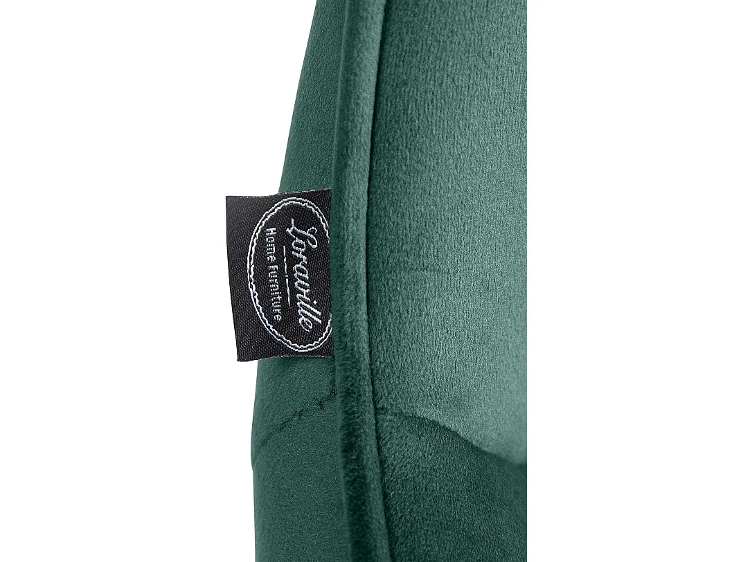 Tabouret de bar - Velours & Noir - Vert - Vonore