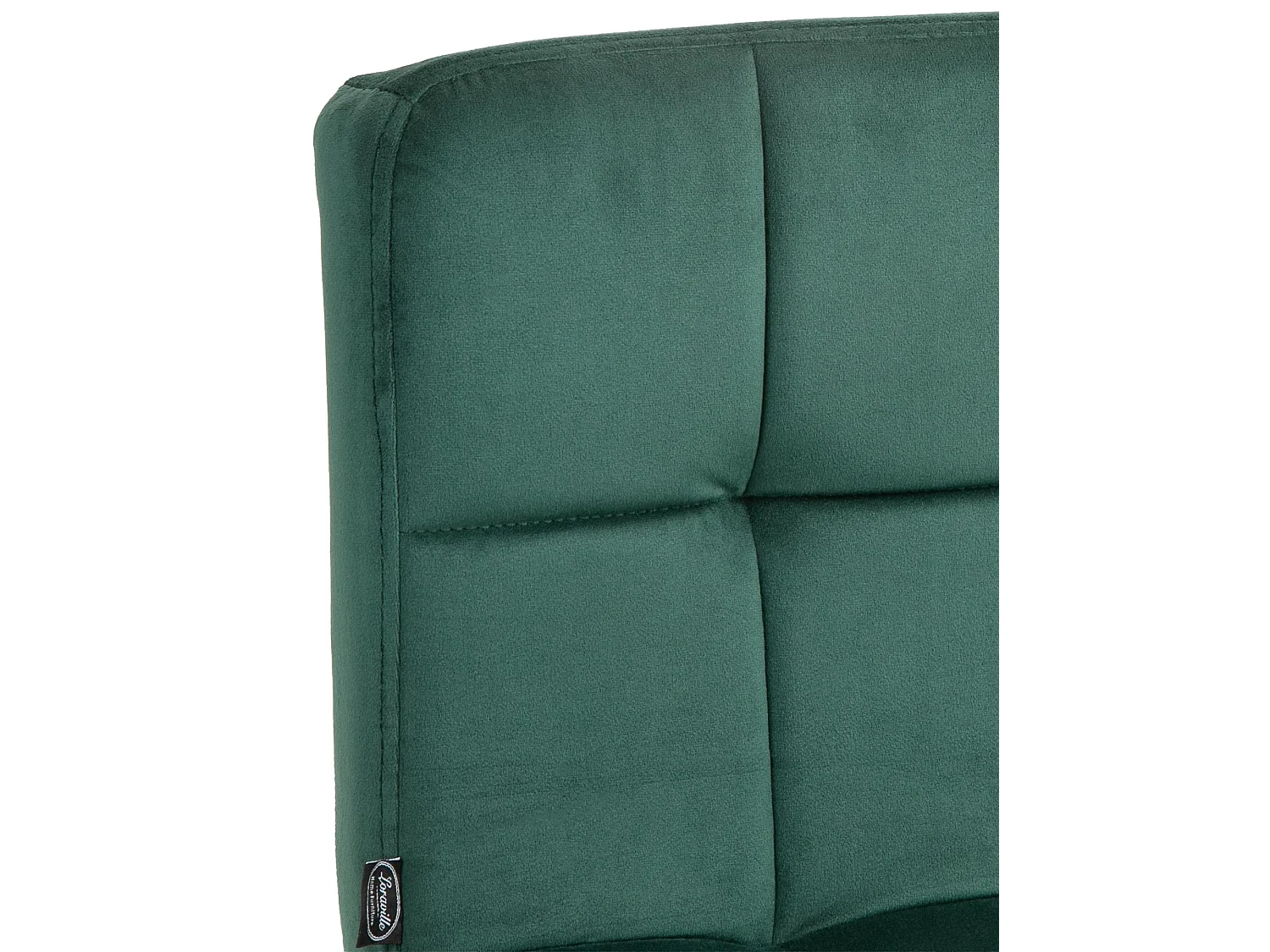 Lot de 2  Tabouret de bar - Velours & Chrome - Vert - Peru