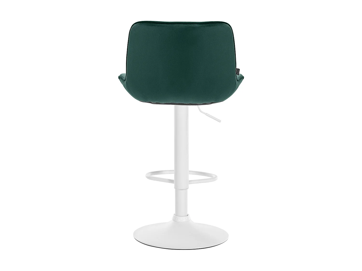 Lot de 2  Tabouret de bar - Velours & Blanc - Vert - Vonore
