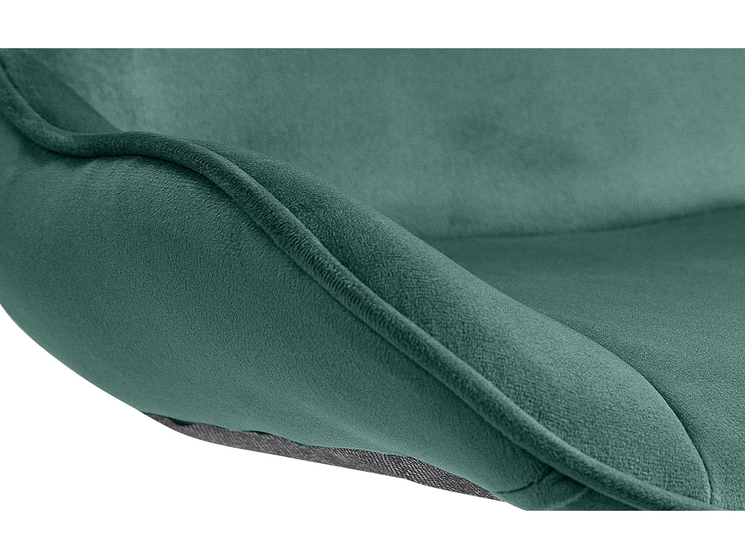 Lot de 2  Tabouret de bar - Velours & Blanc - Vert - Vonore