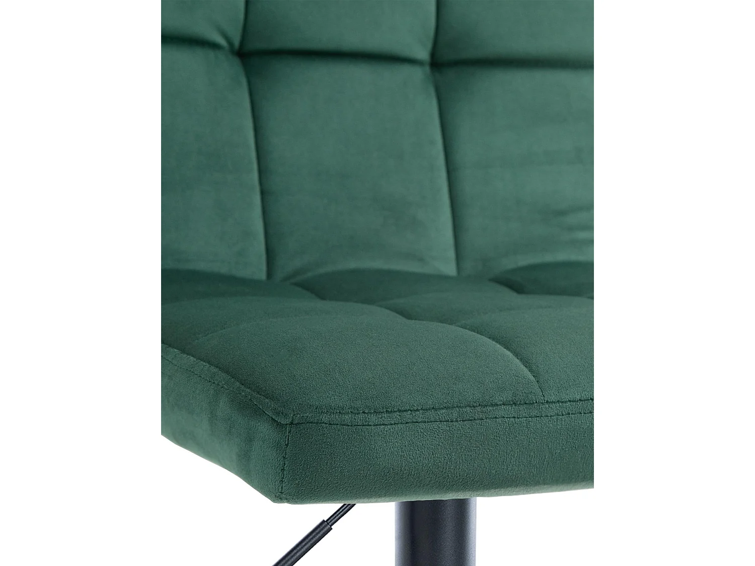 Lot de 2  Tabouret de bar - Velours & Noir - Vert - Peru