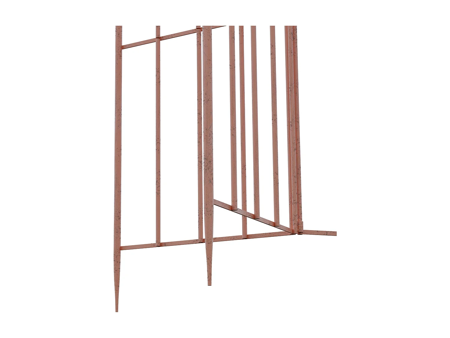 Treillis - Métal - Marron - Flowton