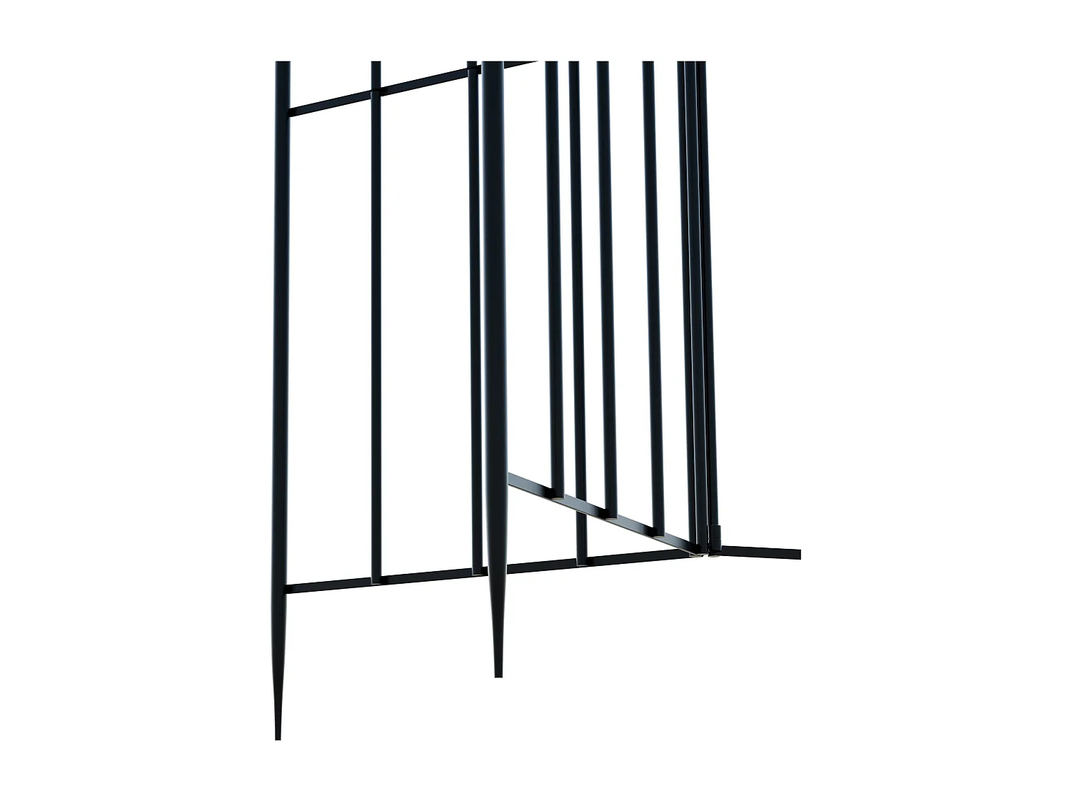 Treillis - Métal - Noir - Flowton