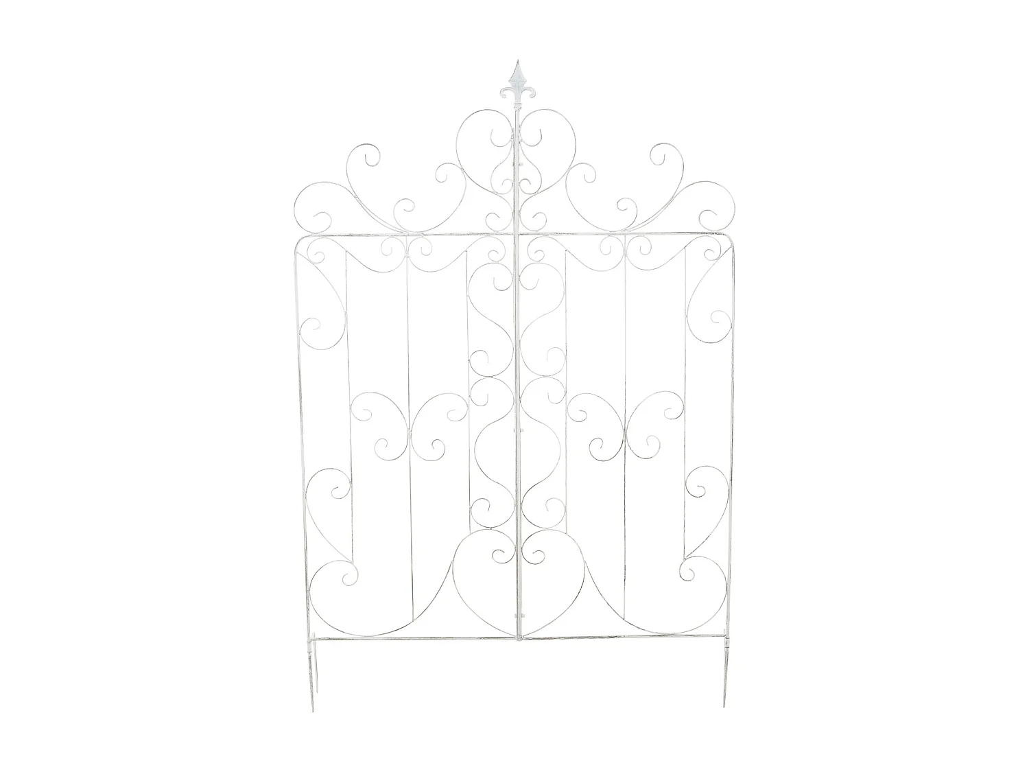 Treillis - Métal & Nature - Blanc antique - Mandevilla