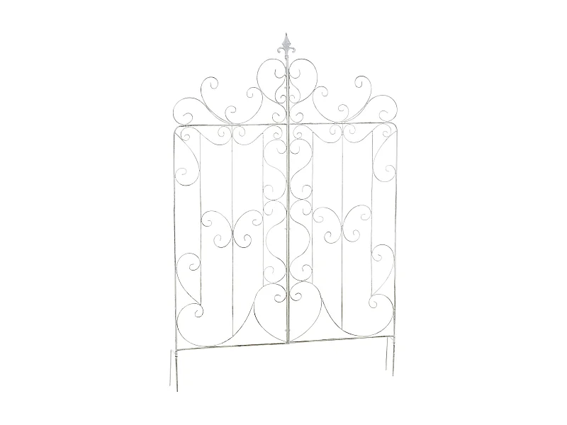 Treillis - Métal & Nature - Blanc antique - Mandevilla