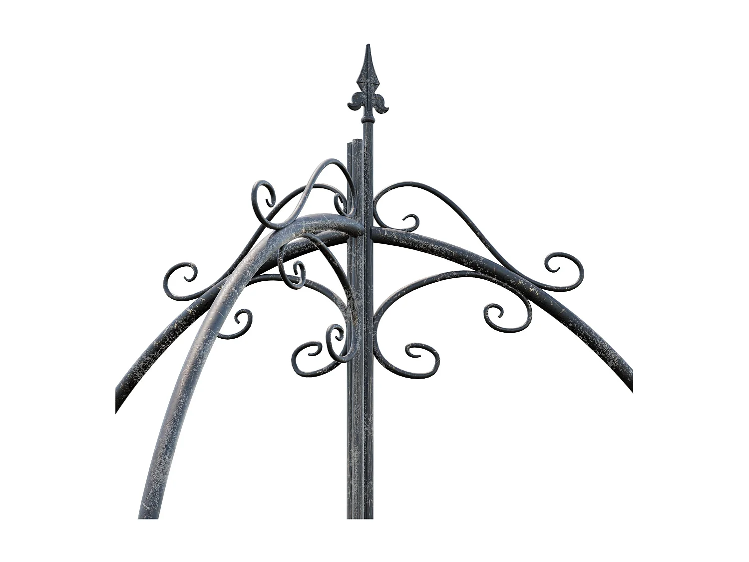 Treillis - Métal - Bronze - Flowton