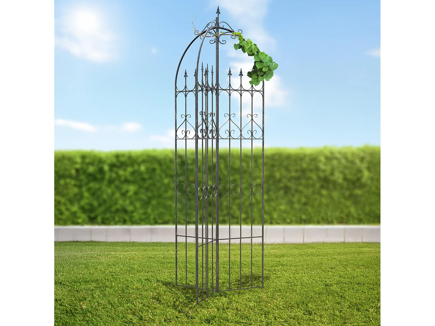 Treillis - Métal - Bronze - Flowton