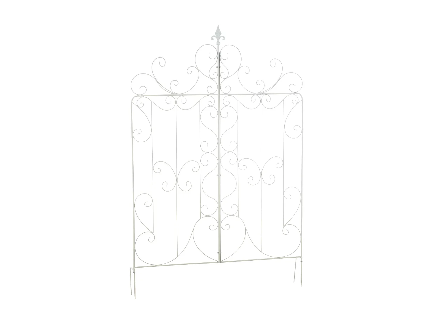 Treillis - Métal & Nature - Blanc - Mandevilla