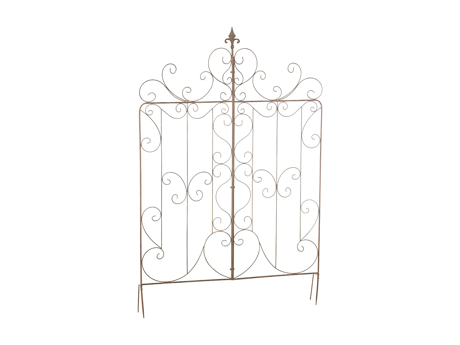 Treillis - Métal & Nature - Marron antique - Mandevilla