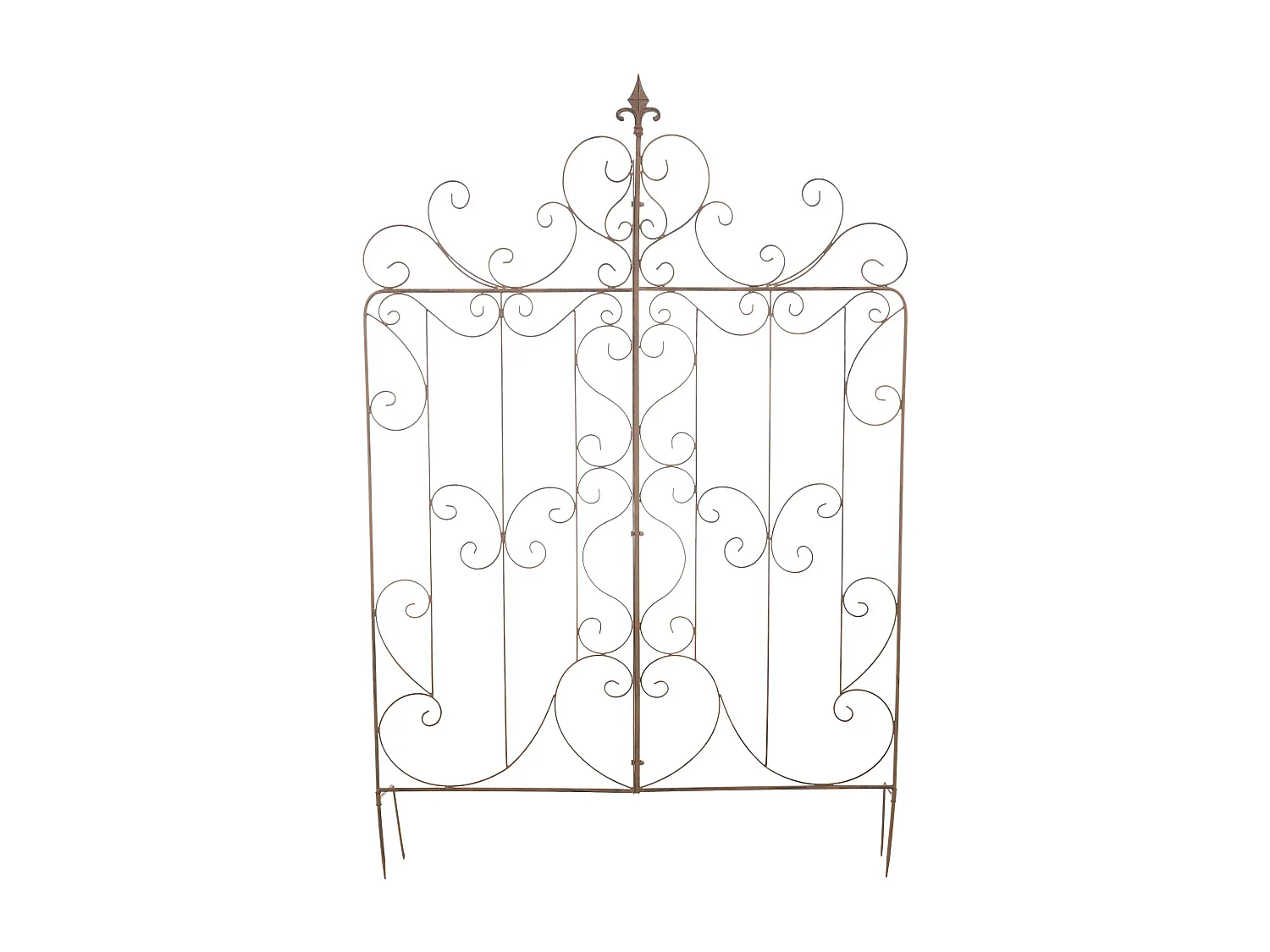 Treillis - Métal & Nature - Marron antique - Mandevilla