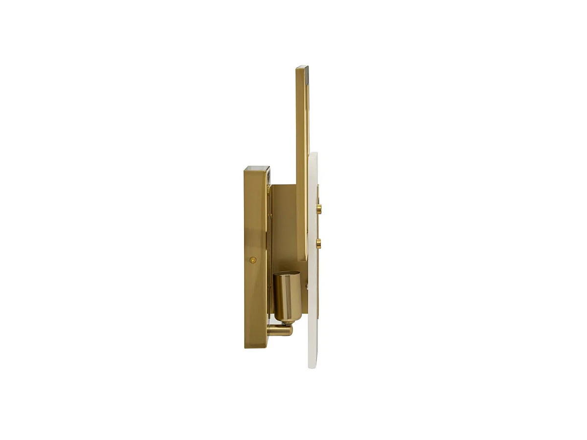 Applique Murale Design en Verre "Cube" 33cm Or