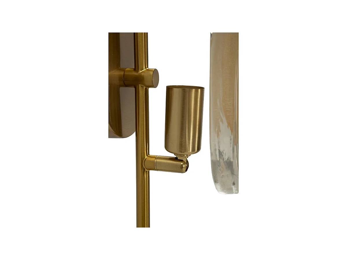Applique Murale en Verre "Softy" 38cm Or