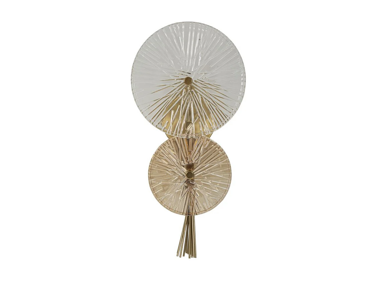 Applique Murale en Verre "Sunrise" 41cm Or