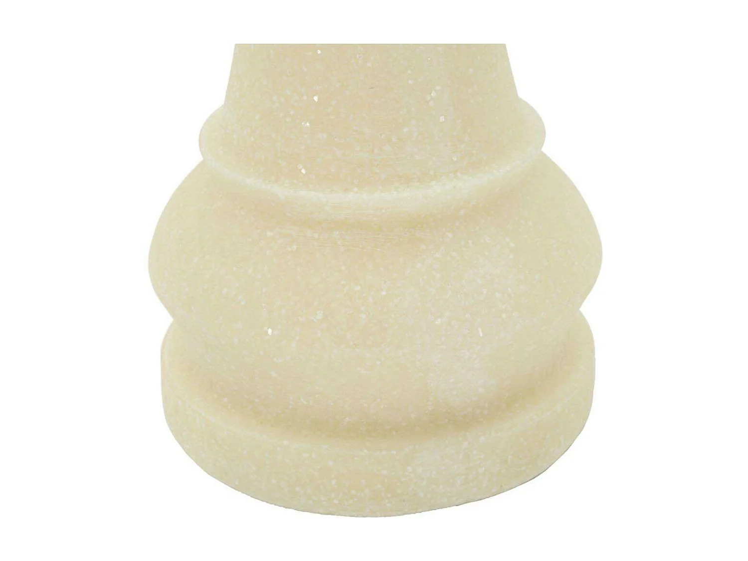 Pièce d'Échec Déco Reine "Quarzy" 36cm Blanc