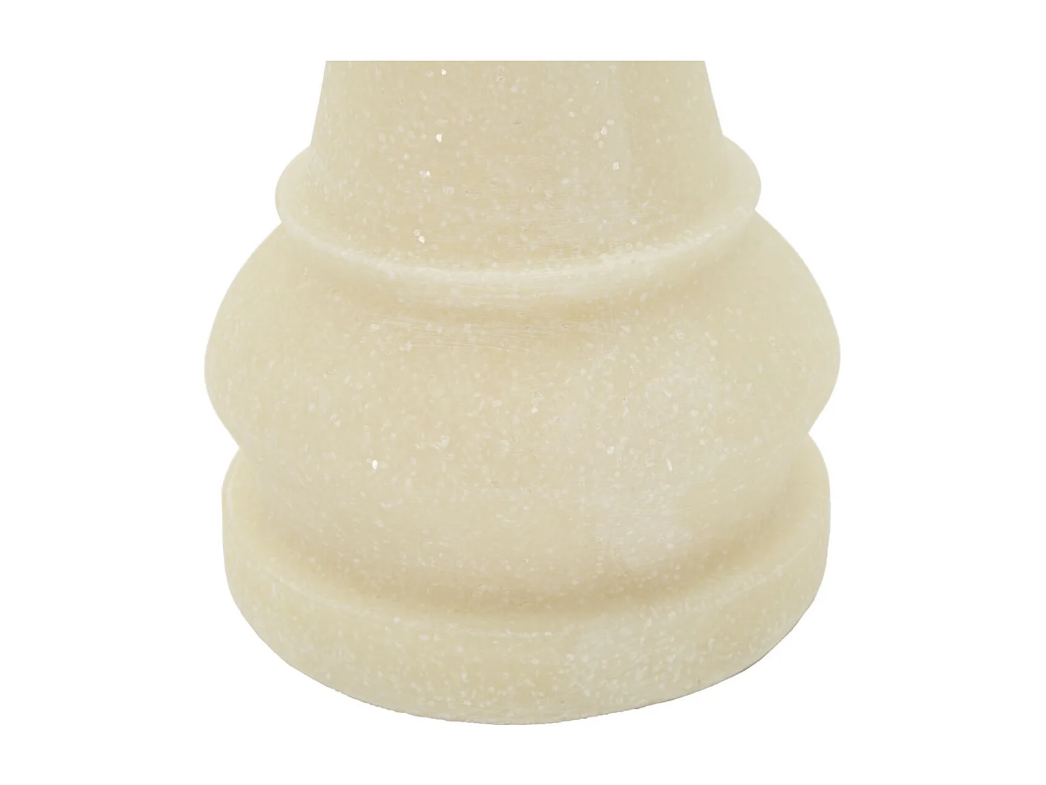 Pièce d'Échec Déco Reine "Quarzy" 36cm Blanc