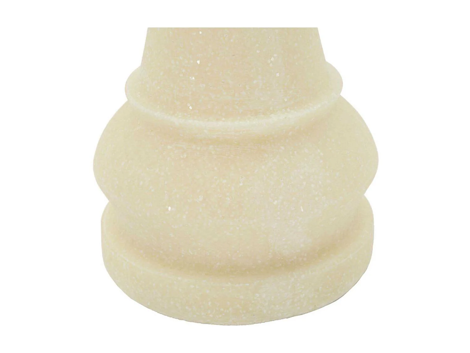 Pièce d'Échec Déco Reine "Quarzy" 36cm Blanc