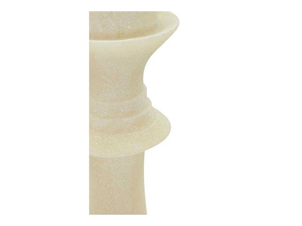 Regina degli scacchi in resina beige e dorata Ø cm 12x36