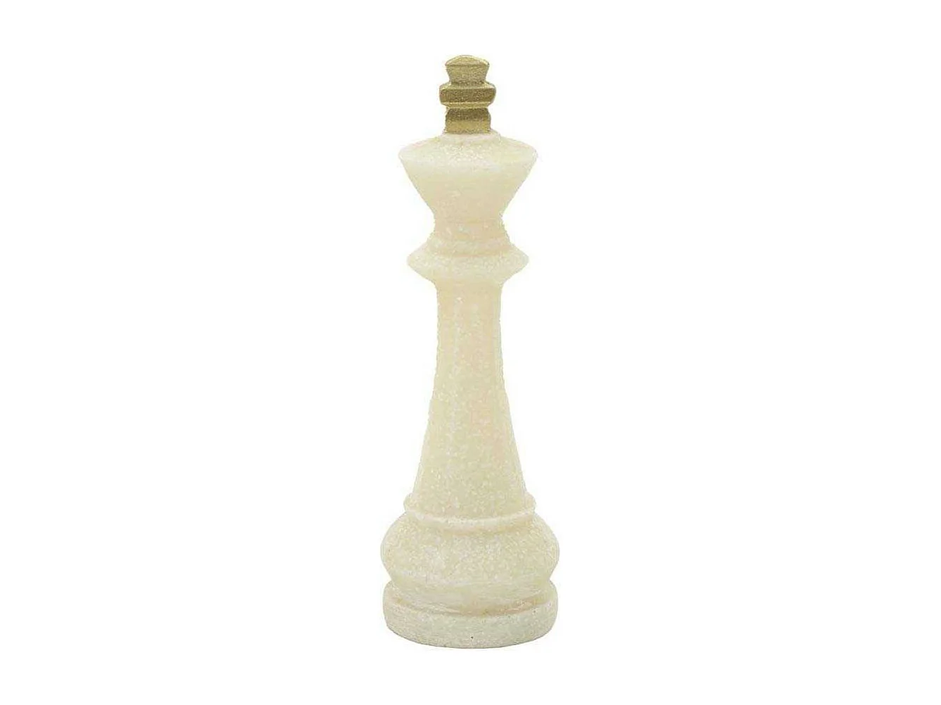 Lot de 8 Pièces d'Échec "Quarzy" 16cm Blanc