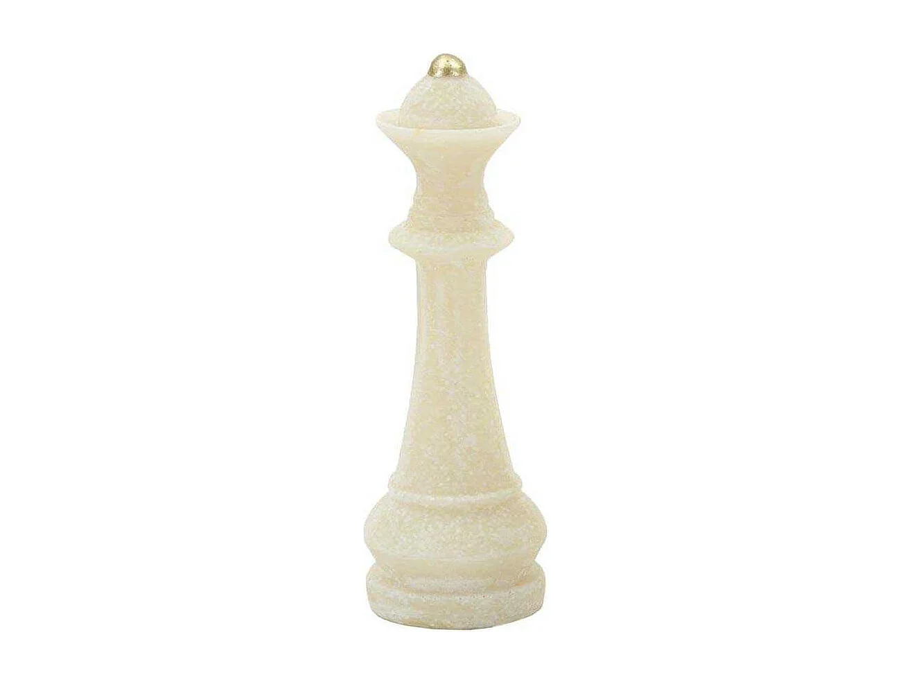 Lot de 8 Pièces d'Échec "Quarzy" 16cm Blanc