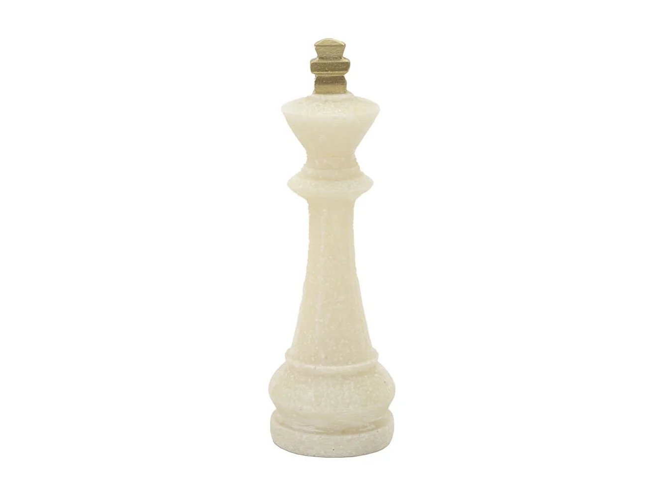 Lot de 8 Pièces d'Échec "Quarzy" 16cm Blanc