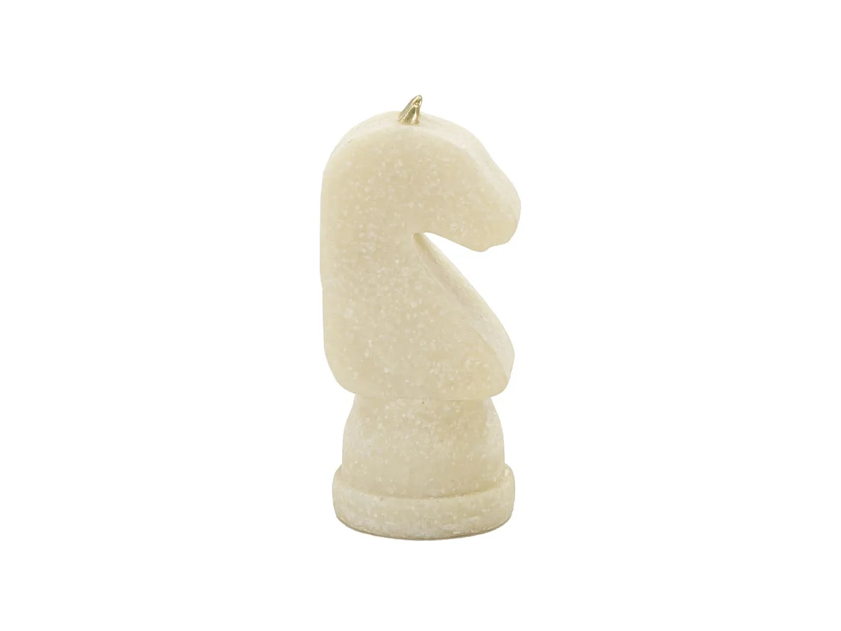 Lot de 8 Pièces d'Échec "Quarzy" 16cm Blanc