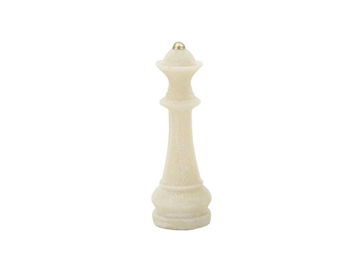 Lot de 8 Pièces d'Échec "Quarzy" 16cm Blanc
