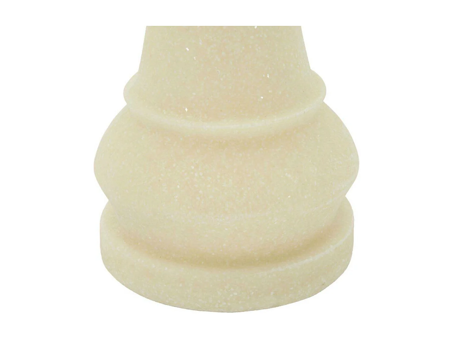 Pièce d'Échec Déco Roi "Quarzy" 41cm Blanc