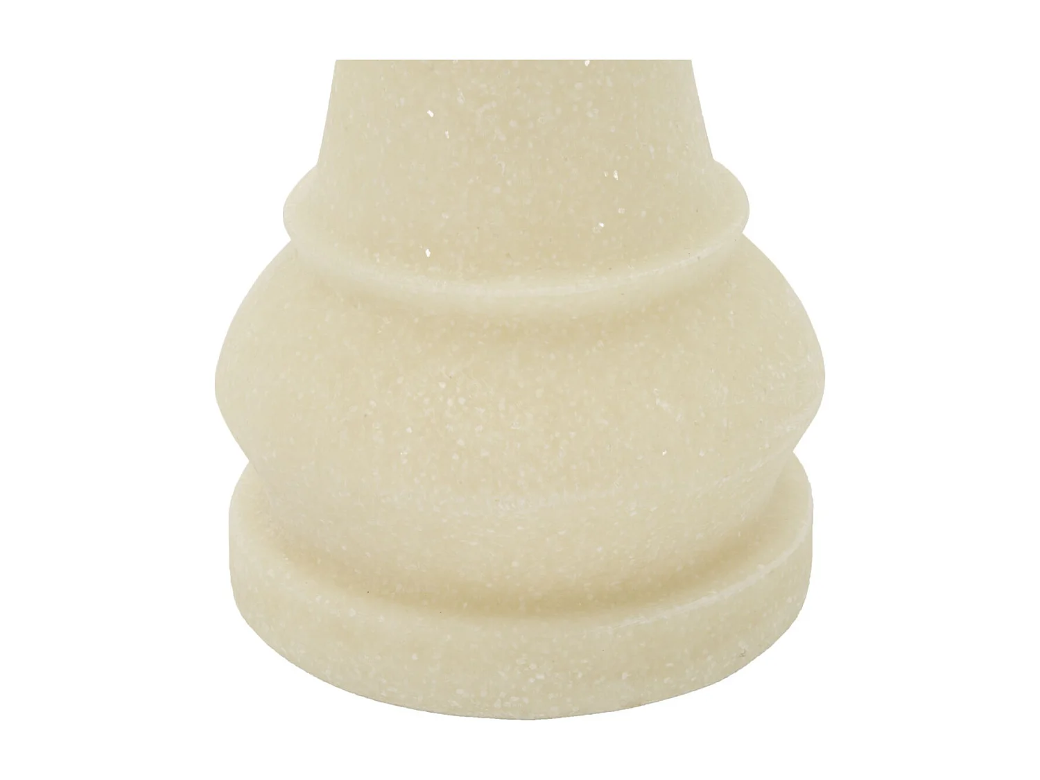 Pièce d'Échec Déco Roi "Quarzy" 41cm Blanc