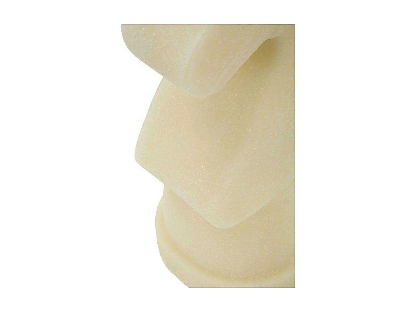 Pièce d'Échec Déco Cavalier "Quarzy" 31cm Blanc