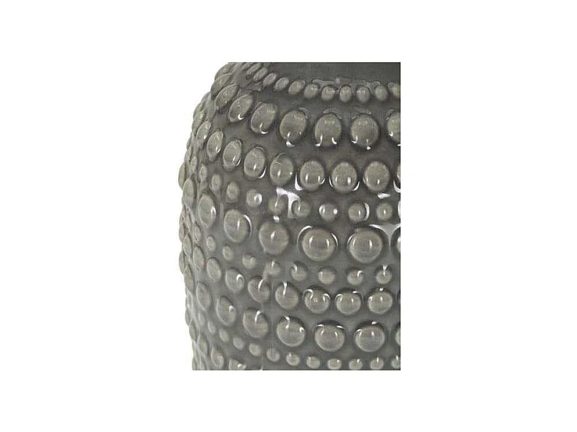 Lampe à Poser en Céramique "Points" 30cm Gris
