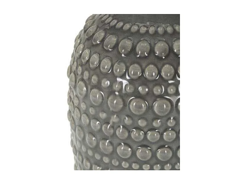 Lampada da comodino in ceramica grigia Ø cm 15x30,5