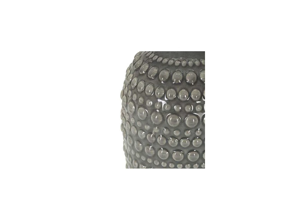 Lampada da comodino in ceramica grigia Ø cm 15x30,5