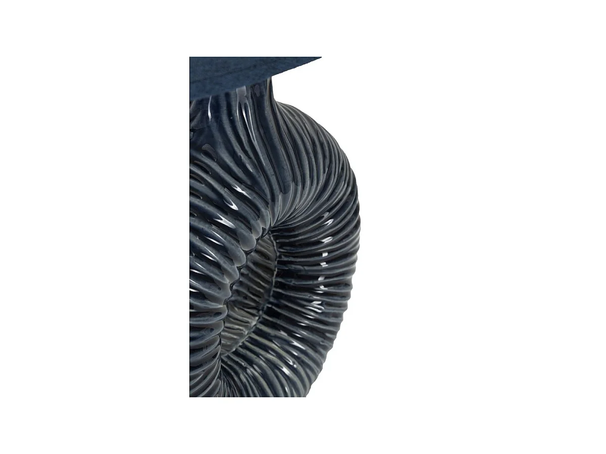 Lampe à Poser en Céramique "Seta" 43cm Bleu
