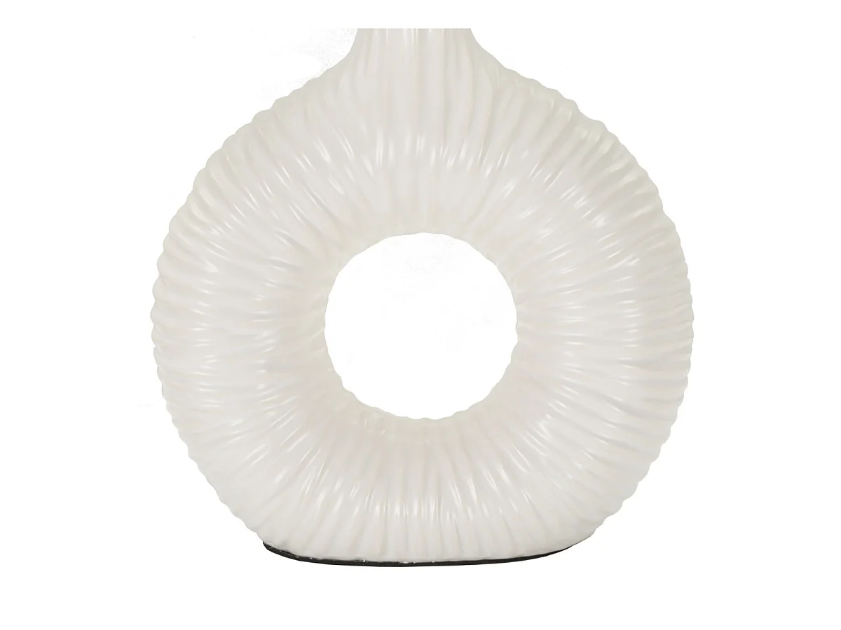 Lampe à Poser en Céramique "Seta" 43cm Blanc