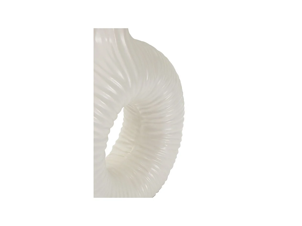Lampe à Poser en Céramique "Seta" 43cm Blanc