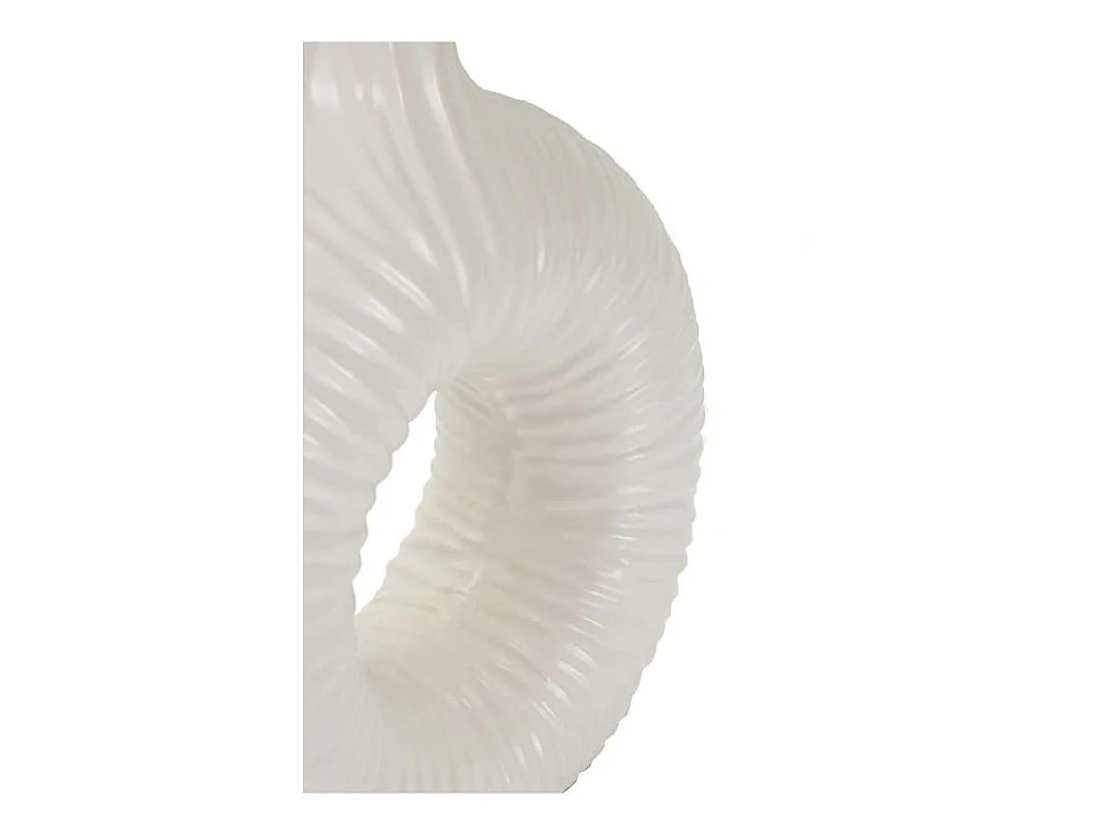 Lampe à Poser en Céramique "Seta" 43cm Blanc