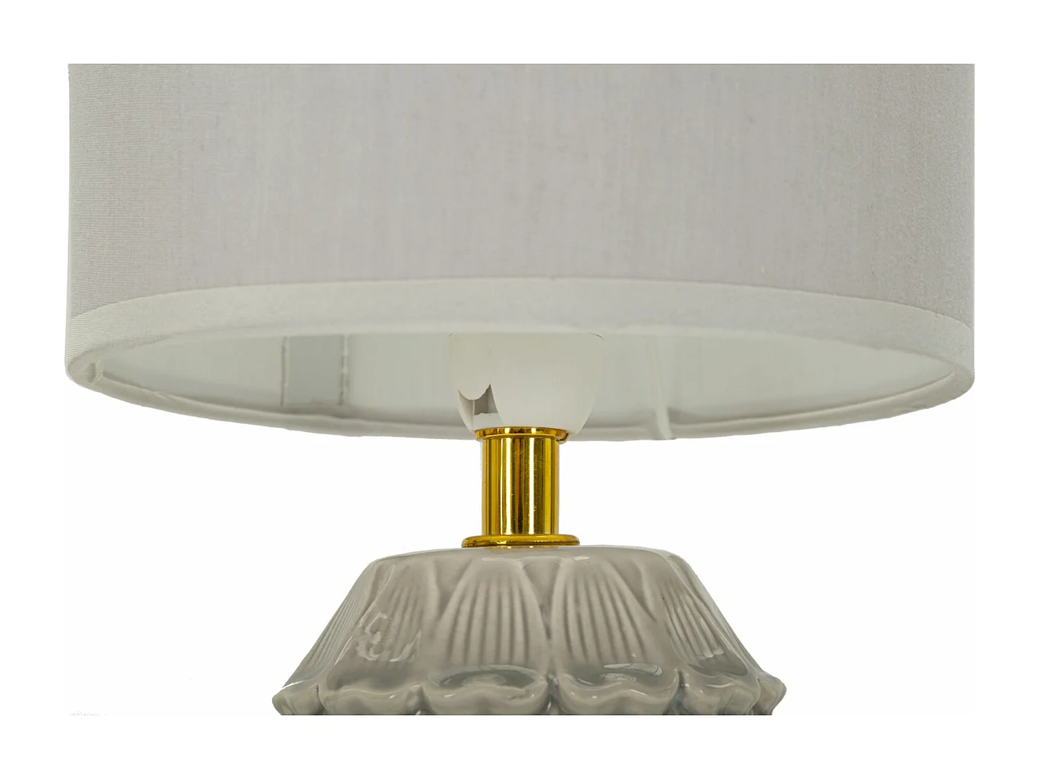 Lampe à Poser en Céramique "Pigny" 30cm Crème