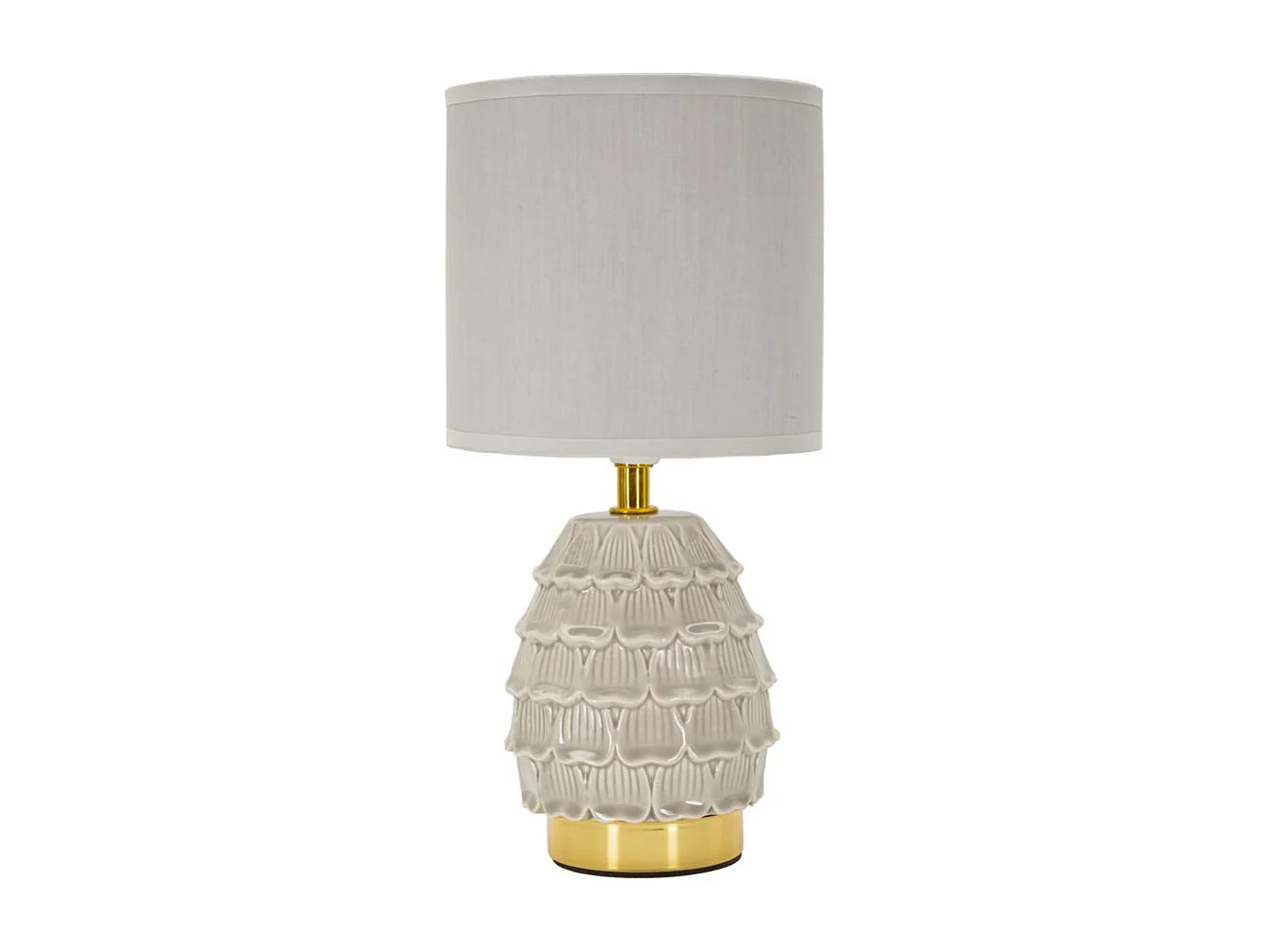 Lampe à Poser en Céramique "Pigny" 30cm Crème