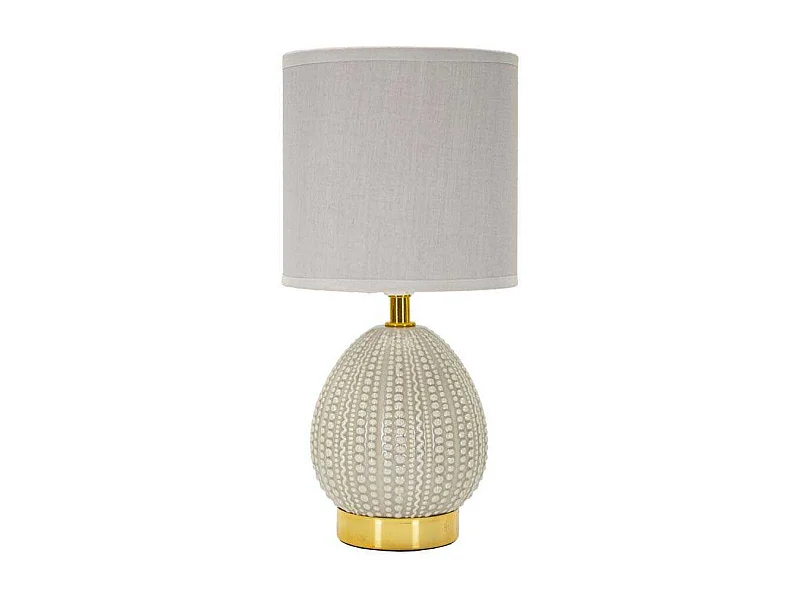 Lampe à Poser en Céramique "Flavi" 30cm Gris