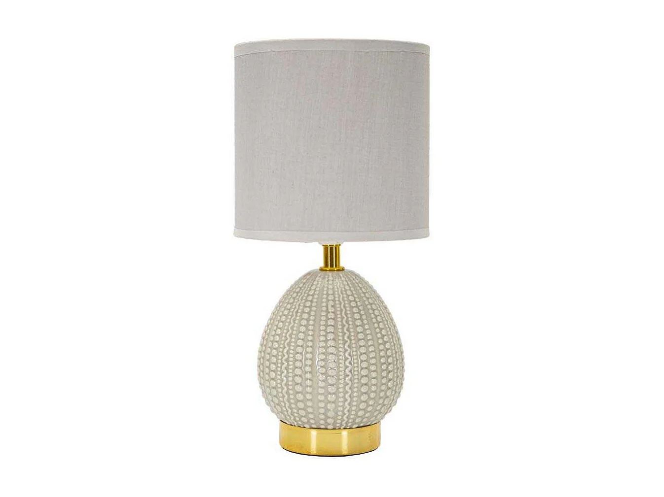 Lampe à Poser en Céramique "Flavi" 30cm Gris