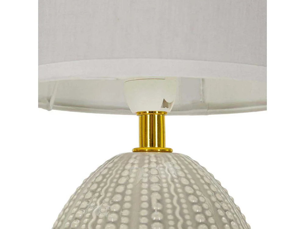 Lampe à Poser en Céramique "Flavi" 30cm Gris