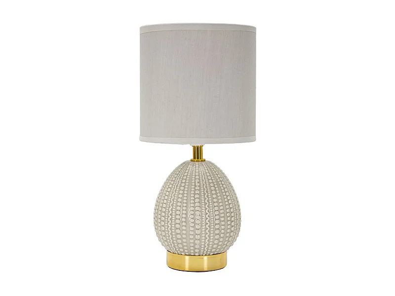 Lampe à Poser en Céramique "Flavi" 30cm Gris