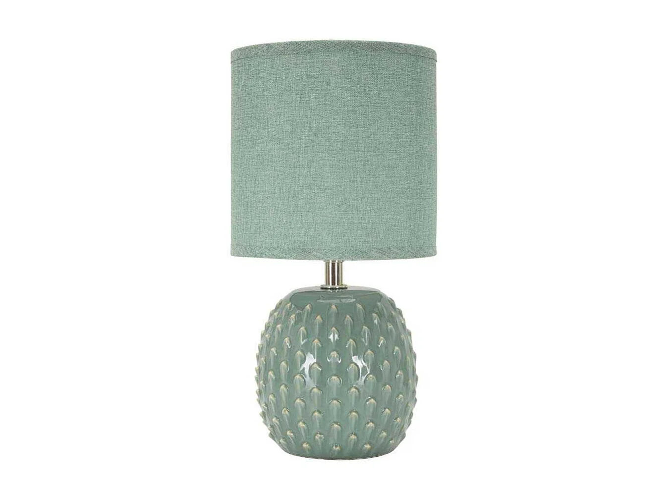 Lampe à Poser en Céramique "Pontus" 27cm Turquoise