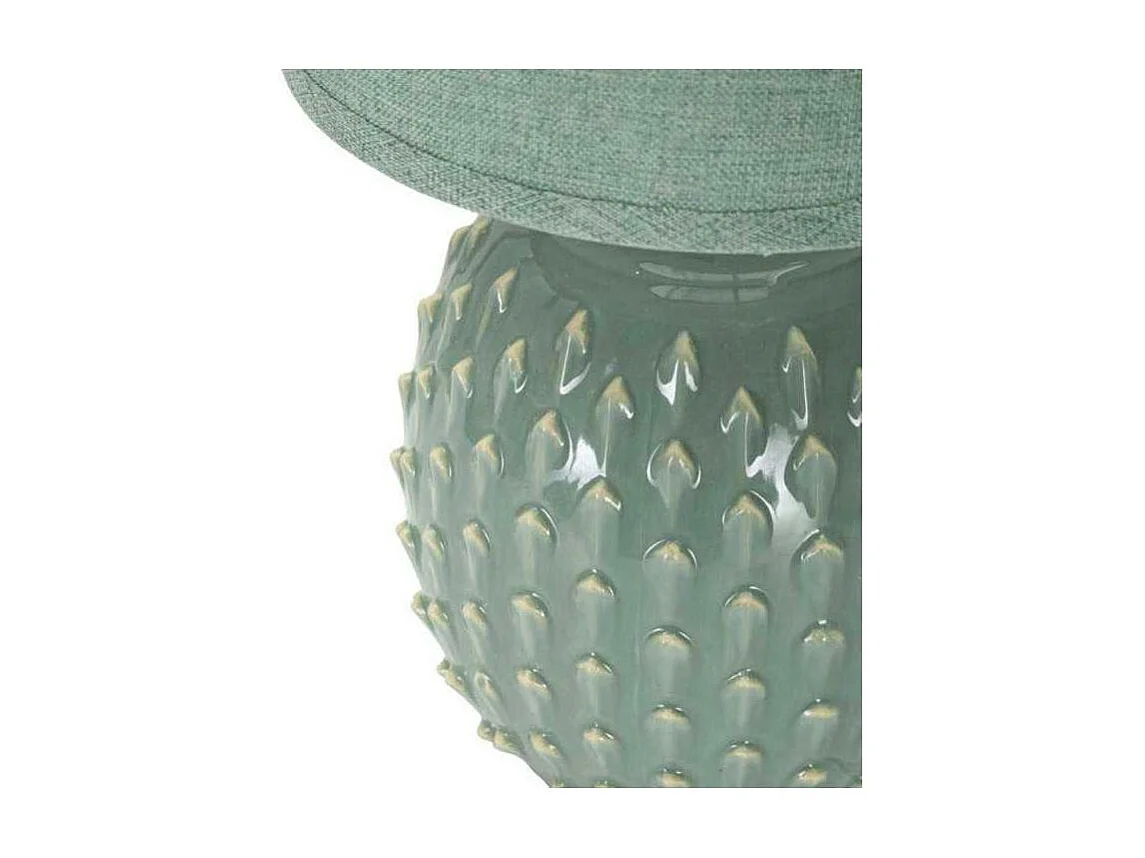 Lampe à Poser en Céramique "Pontus" 27cm Turquoise