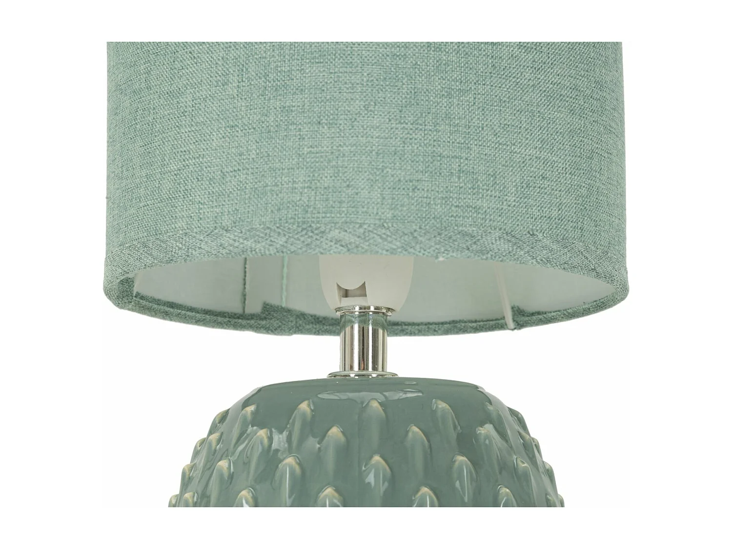 Lampe à Poser en Céramique "Pontus" 27cm Turquoise