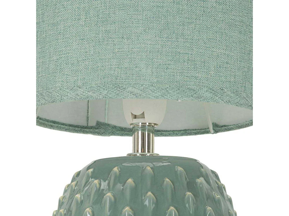 Lampe à Poser en Céramique "Pontus" 27cm Turquoise