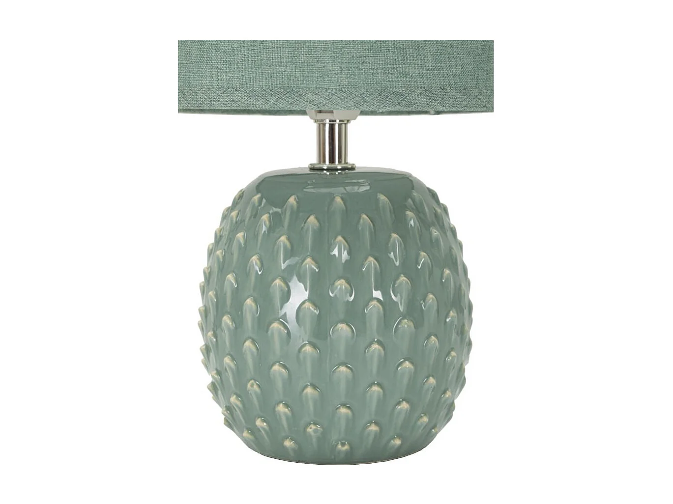 Lampe à Poser en Céramique "Pontus" 27cm Turquoise