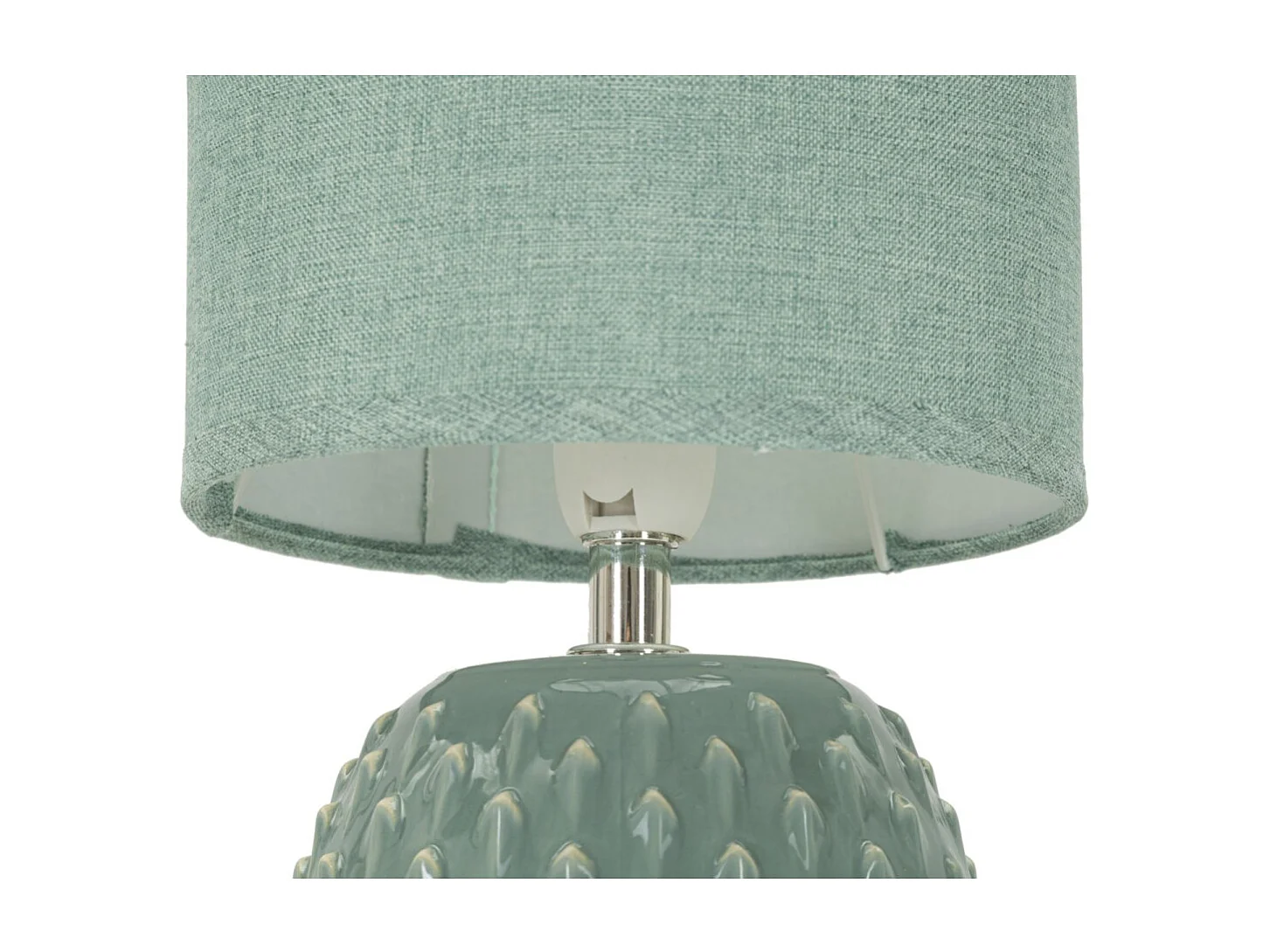 Lampe à Poser en Céramique "Pontus" 27cm Turquoise